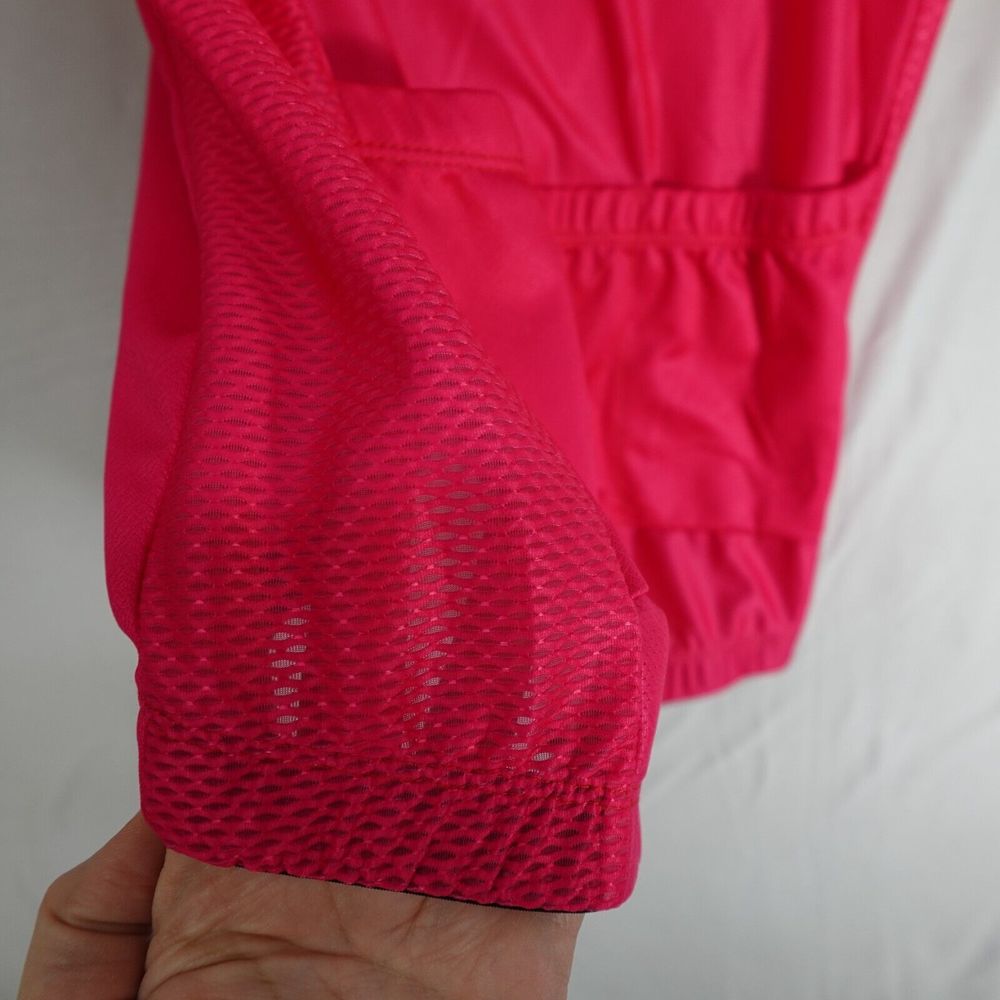 Cycle-Run Jersey Shirt Women Large Neon Pink Cycling Biking Bicycle Reflective - Picture 15 of 16
